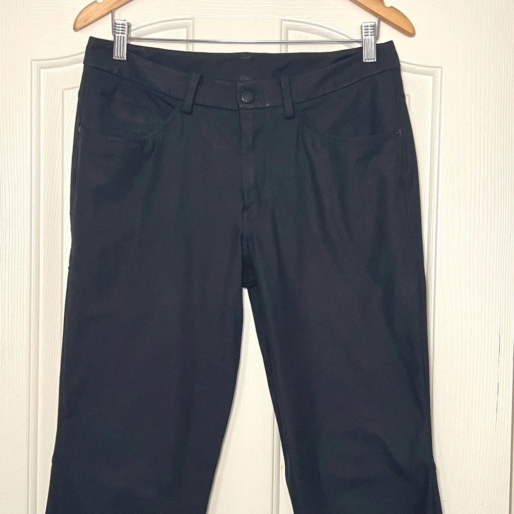 Lululemon ABC Pants Mens 31 Tall Black Technical 5 Pocket Trousers Stretch